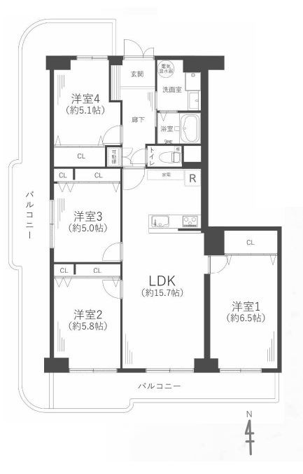 パレス南塚口壱号棟