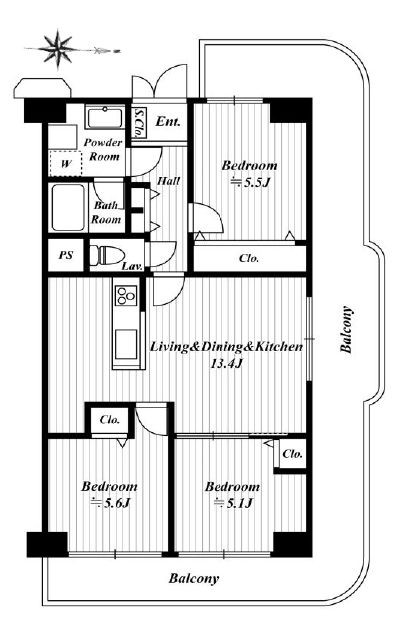 パレス南塚口弐号棟