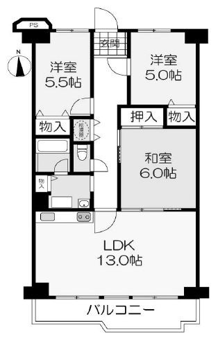 パレス南塚口1号棟